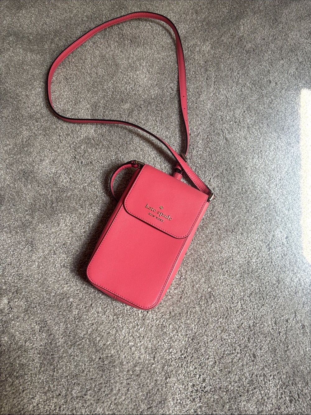 kate spade Peach Pink Crossbody Phone Pouch